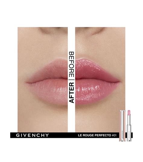 givenchy le rouge perfecto 01|rose perfecto Givenchy lip balm.